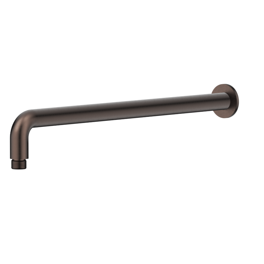 Mica Curved  Wall Shower Arm - 450mm