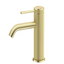 Mica Fluted Curved Spout Basin Mixer