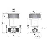 Mica Fluted Progressive Shower Mixer