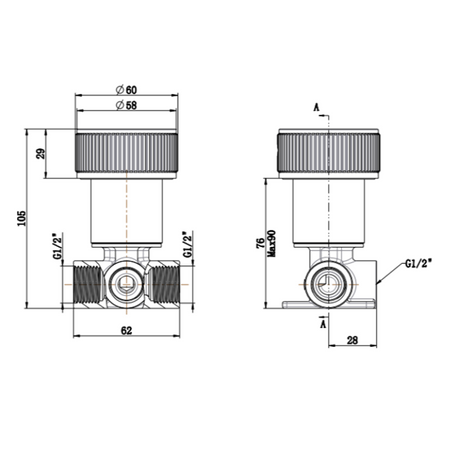 Mica Fluted Progressive Shower Mixer
