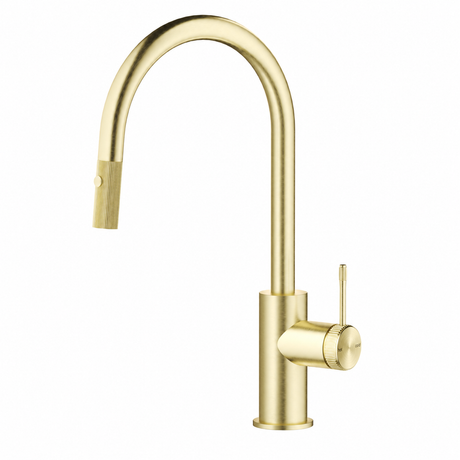 Mica Fluted Pull-Out Gooseneck Sink Mixer
