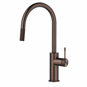 Mica Fluted Pull-Out Gooseneck Sink Mixer