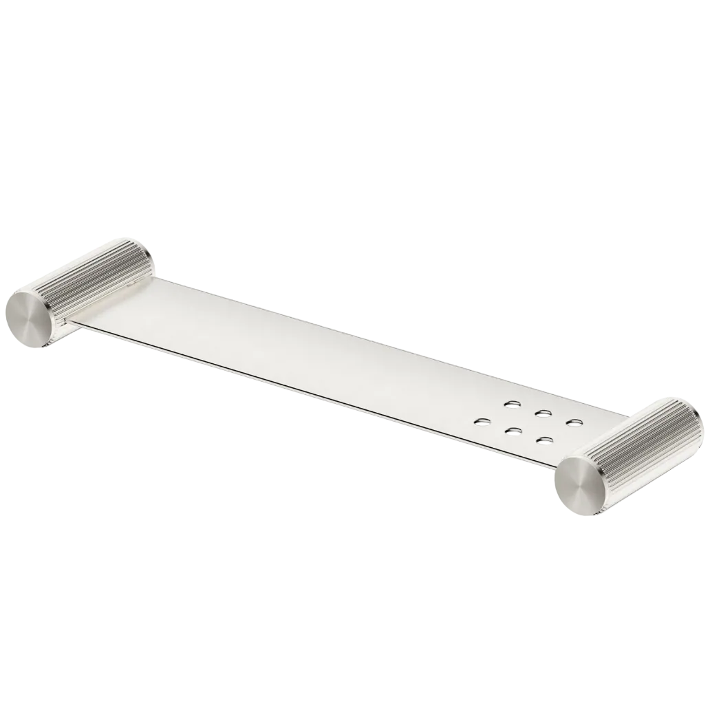 Mica Fluted Stainless Shelf – 400mm