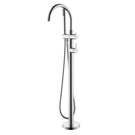 Mica Freestanding Mixer with Hand Shower - Bath Spout