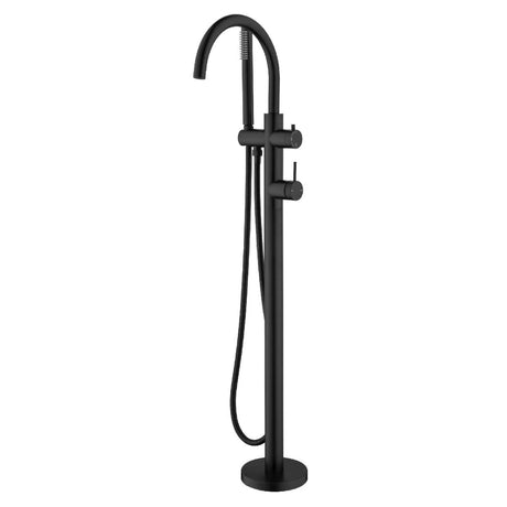 Mica Freestanding Mixer with Hand Shower - Bath Spout