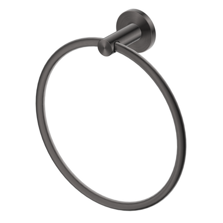 Mica Hand Towel Ring (Brushed Gun Metal)
