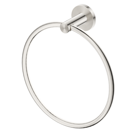Mica Hand Towel Ring (Brushed Nickel)