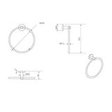 Mica Hand Towel Ring