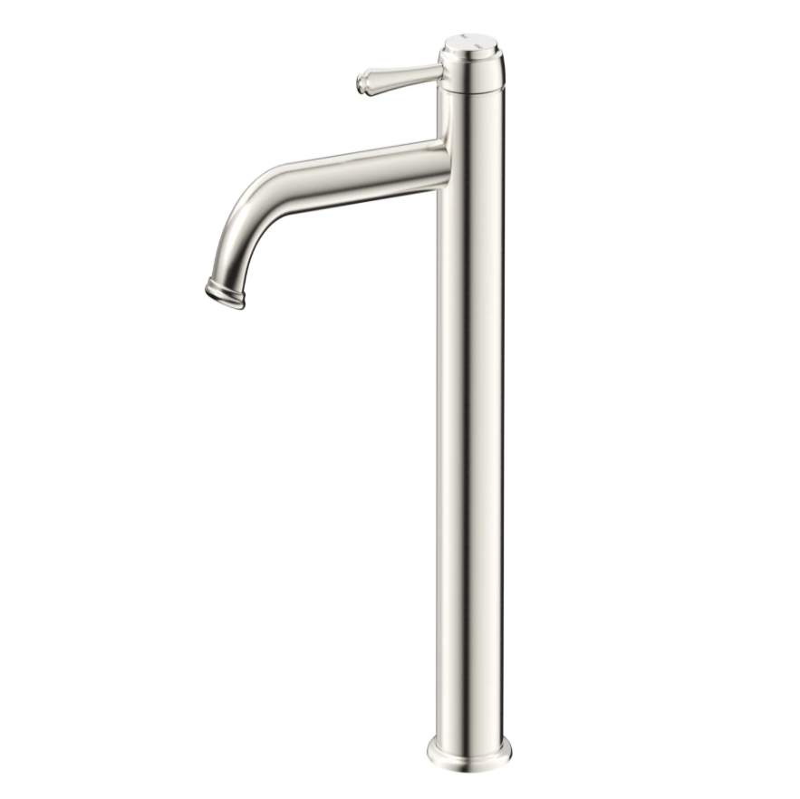 Mica Heritage Curved Spout Tall Basin Mixer