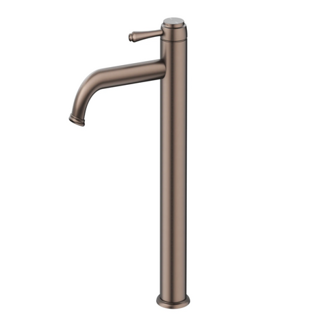 Mica Heritage Curved Spout Tall Basin Mixer