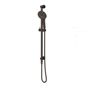 Mica Shower Rail – Inbuilt Inlet-Dusk Bronze