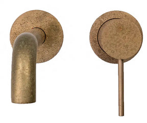 Mica Wall-Spout Combo - 2P - TRIM KIT - Living Brass