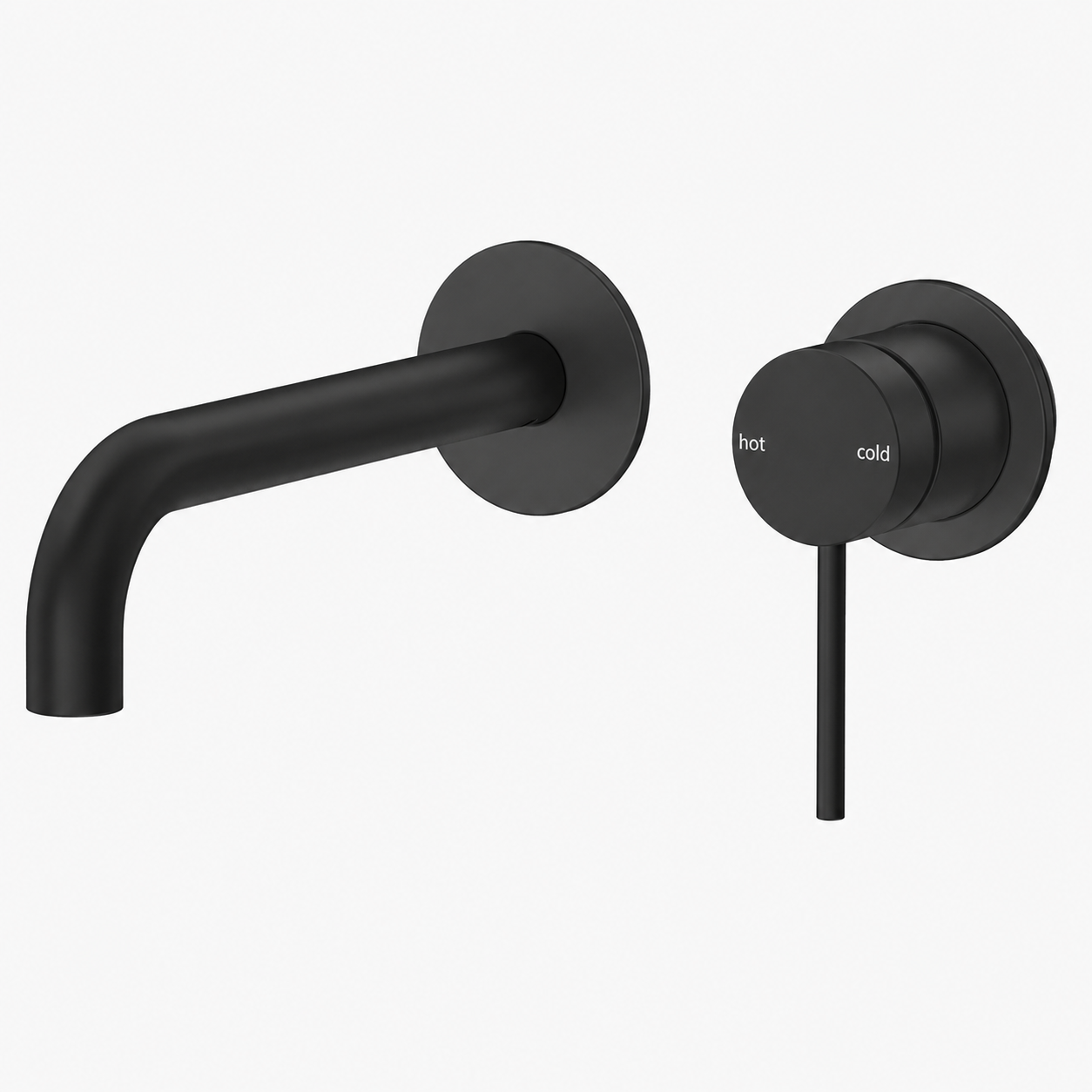 Mica Wall-Spout Combo – 2P – Curved Spout-185mm– Trim Kit Only
