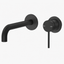 Mica Wall-Spout Combo – 2P – Curved Spout-185mm– Trim Kit Only