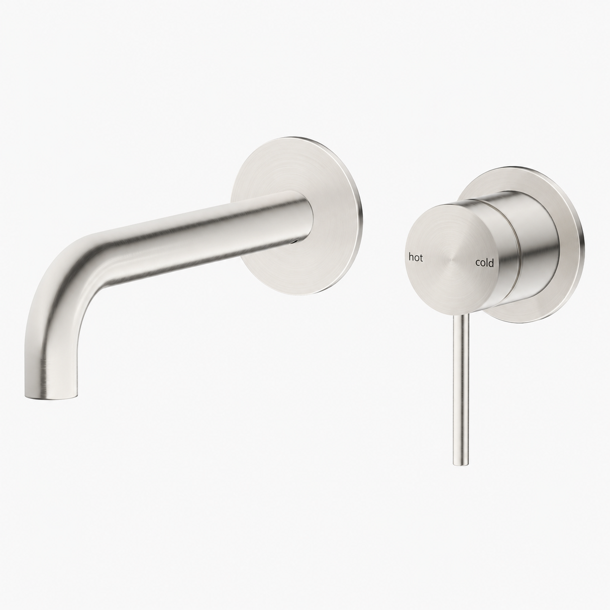 Mica Wall-Spout Combo – 2P – Curved Spout-185mm– Trim Kit Only