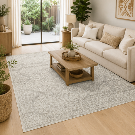 Mirage Gwyneth Stunning Transitional Silver Rug
