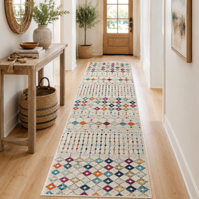 Mirage Peggy Tribal Morrocan Style Multi Runner Rug