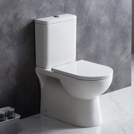 Moi Back-to-Wall Toilet Suite (Gloss White)