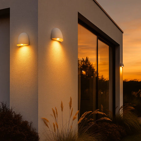 Mora Exterior Wall Light White IP54