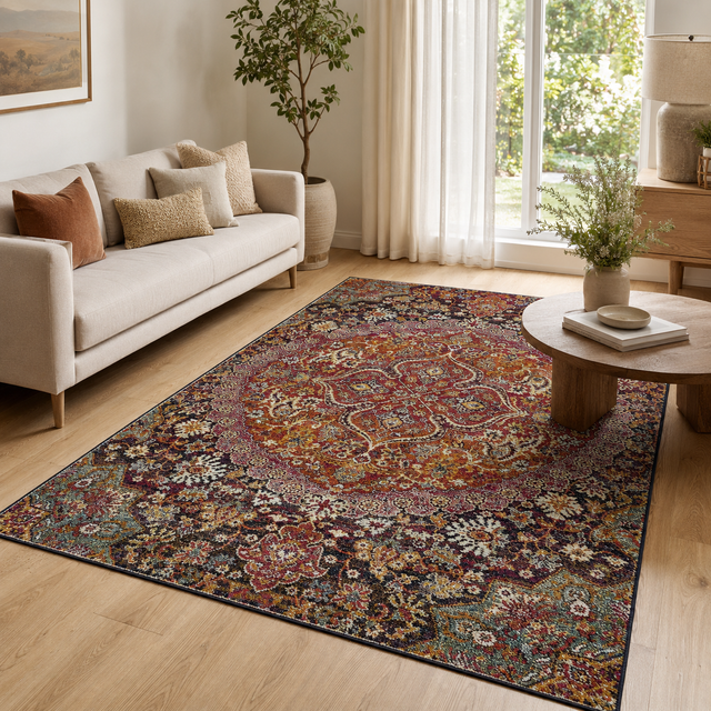 Museum Preston Multi Coloured Rug