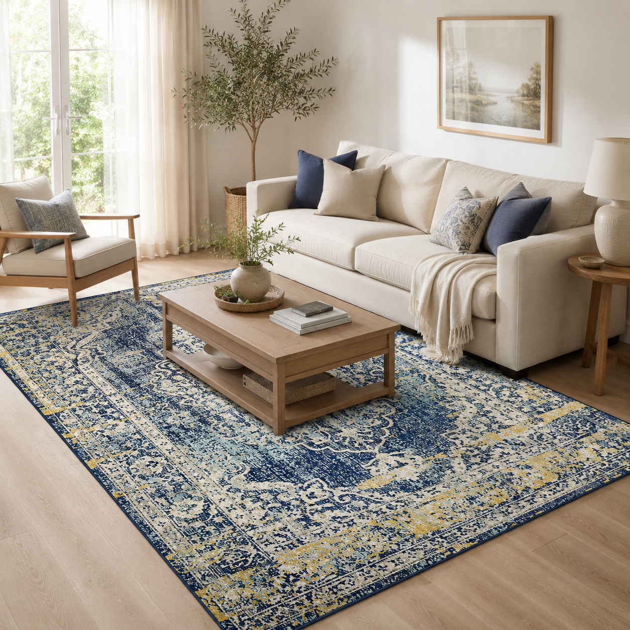 Museum Wilson Navy Rug