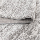 Nola Canvas Abstract Grey Rug - N008