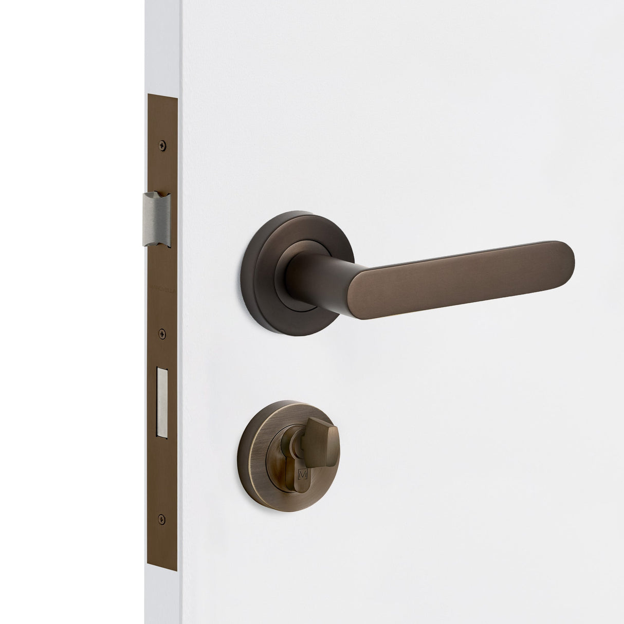 Manovella Entrance Door Kit- Fairhaven-Aged Brass