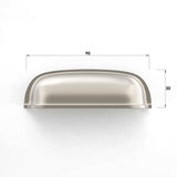 NEWPORT - 90mm Handle (Premium Solid Brass Construction)