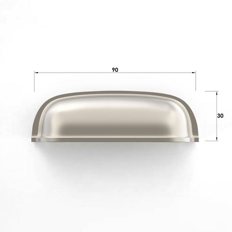 NEWPORT - 90mm Handle (Premium Solid Brass Construction)