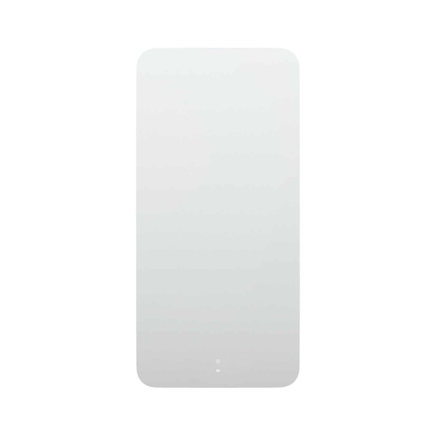 NEWPORT LED Soft Square Frameless Back Lit Tuffi Mirror 1500x750mm