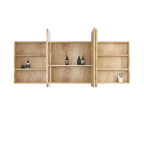 NEWPORT Natural Soft Square Shaving Cabinet (Optional Sizes)