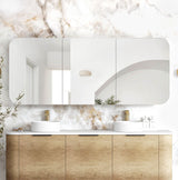 NEWPORT Natural Soft Square Shaving Cabinet (Optional Sizes)