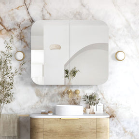 NEWPORT Natural Soft Square Shaving Cabinet (Optional Sizes)