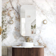 NEWPORT Shaving Cabinet 900mm Sable Walnut with Optional LED