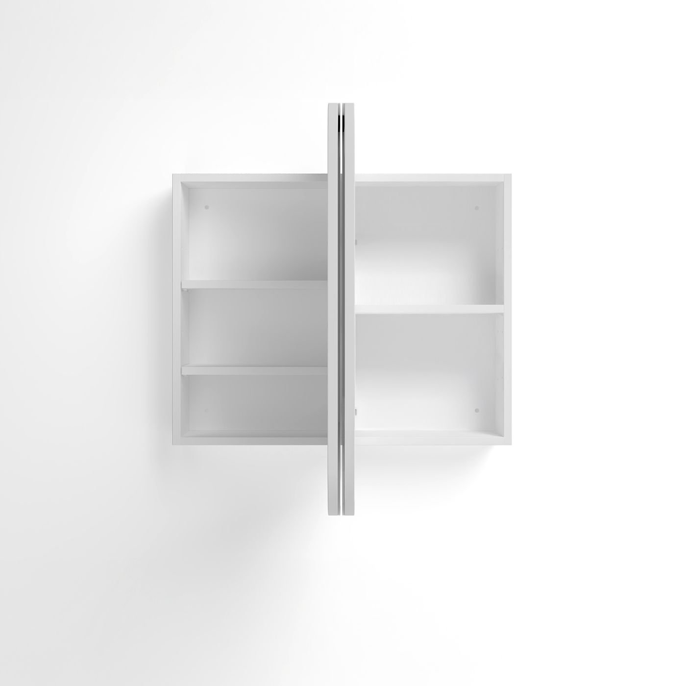 NEWPORT White Shaving Cabinet 900 x 750mm with Optional LED