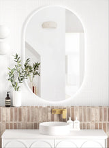 NOOSA LED Oval Frameless Mirror 1200x750mm