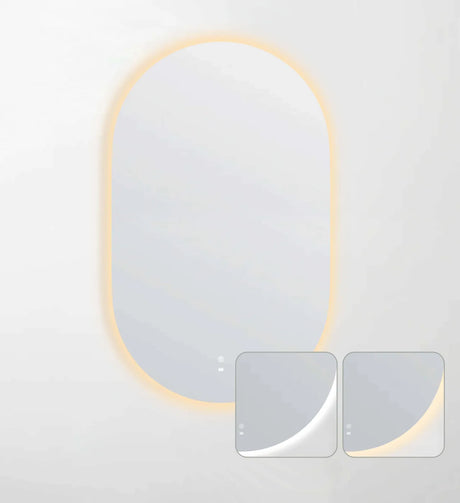 NOOSA LED Oval Frameless Mirror 1200x750mm