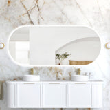 NOOSA LED Oval Frameless Mirror 1800x750mm