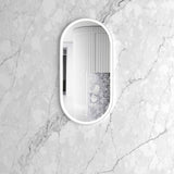 NOOSA LED Oval Metal Coloured Frame Tuffi Mirror 900x450mm
