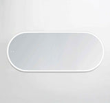 NOOSA LED Oval Metal Frame Mirror 1800x750mm