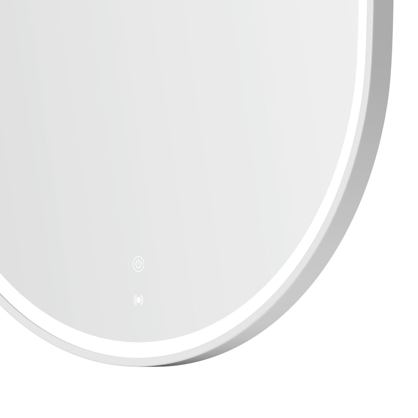 NOOSA LED Oval Metal Frame Mirror 1800x750mm
