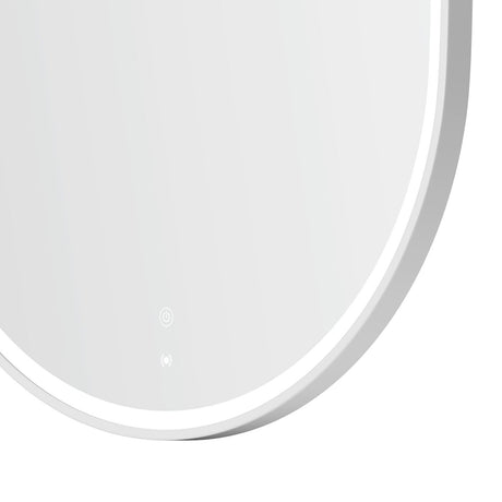 NOOSA LED Oval Metal Frame Mirror 1800x750mm