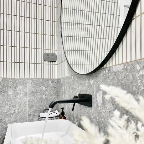 NOOSA Oval Framed Mirror 900x450mm