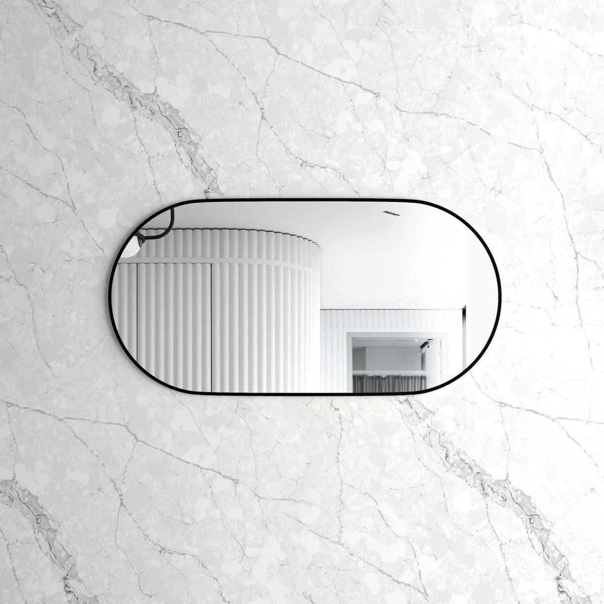 NOOSA Oval Framed Mirror 1200x600mm