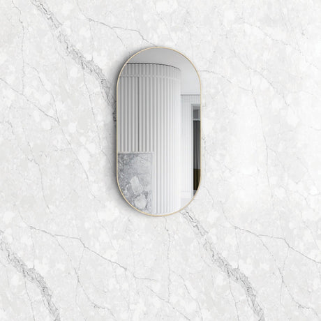 NOOSA Oval Framed Mirror 900x450mm