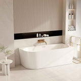 NOVA Ultra-Thin Corner Bathtub (Gloss White) 1400/1500/1700mm
