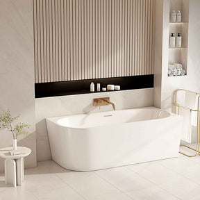 NOVA Ultra-Thin Corner Bathtub (Gloss White) 1400/1500/1700mm