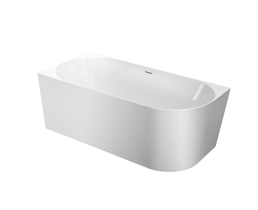 NOVA Ultra-Thin Corner Bathtub (Gloss White) 1400/1500/1700mm