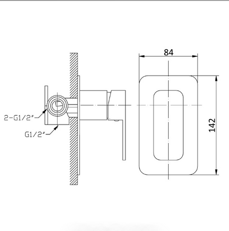 Nova Wall Mixer