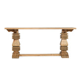 Newland Console Solid White Cedar  Table - 1.83m